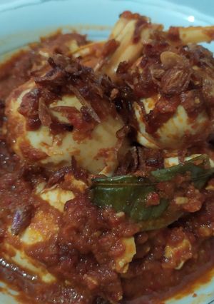 Foto resep Telur Bumbu Pedas