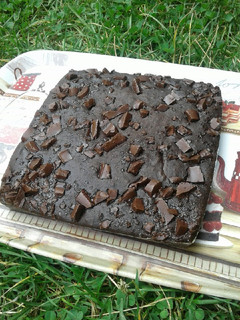 Una foto de Vegan: Brownie de chocolate