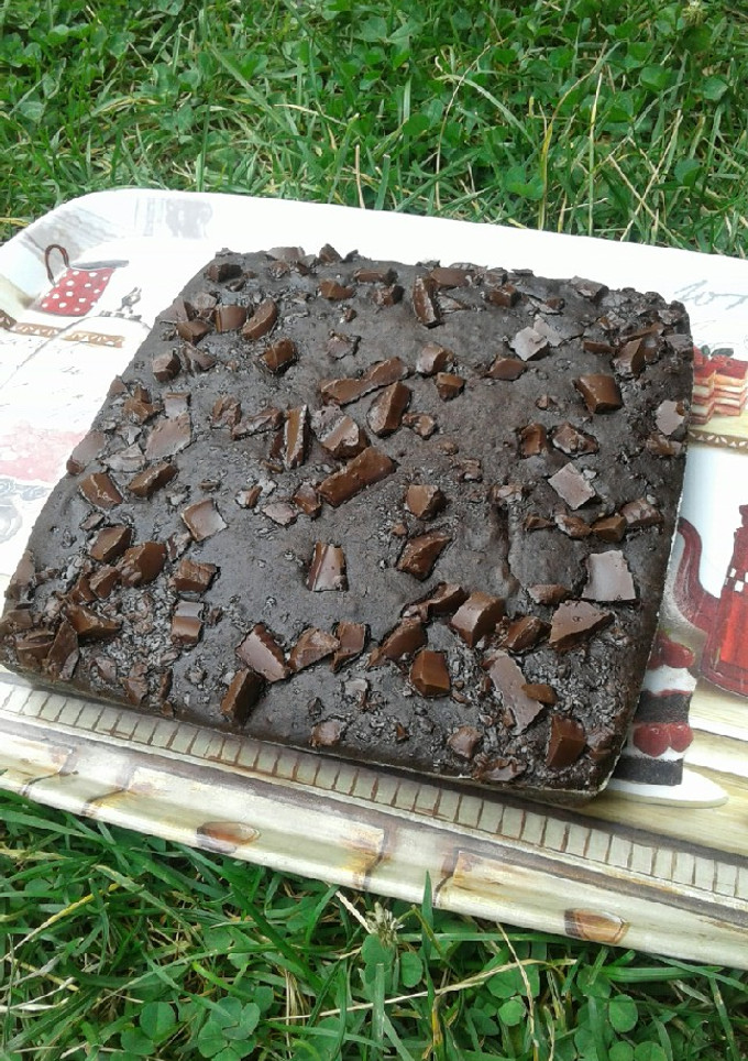 Una foto de Vegan: Brownie de chocolate