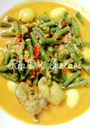Foto resep Gulai Kacang Panjang Ampela