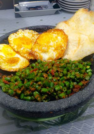 Foto resep Sambal pencok kacang panjang