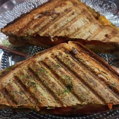 Potato masala toast A picture of Potato masala toast.