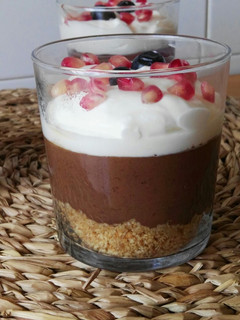 Una foto de Vasos de chocolate