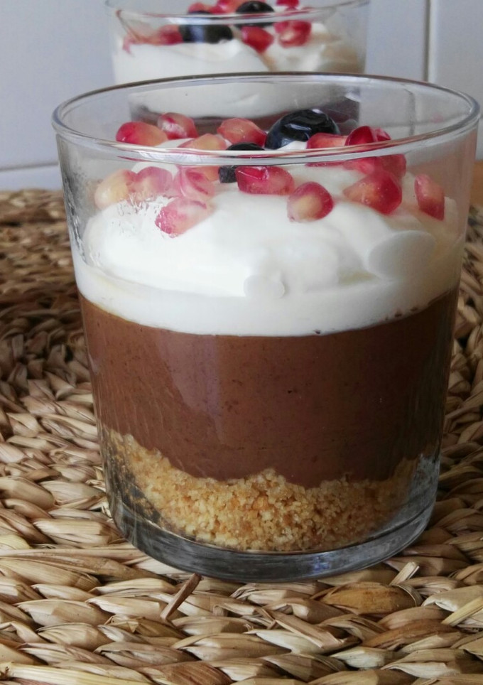 Una foto de Vasos de chocolate