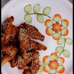 A picture of Hot wings.