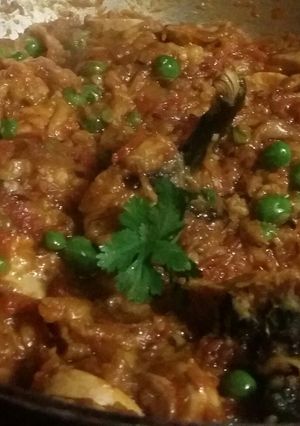 A picture of Baingan matar ka bharta.