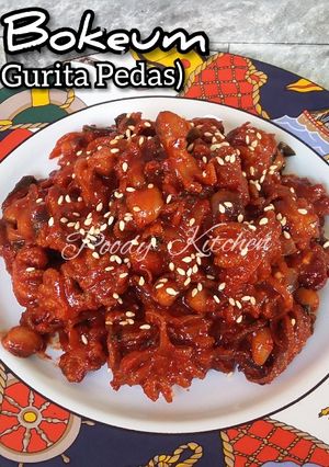 Foto resep Jjukumi Bokeum (Tumis Bayi Gurita Pedas)