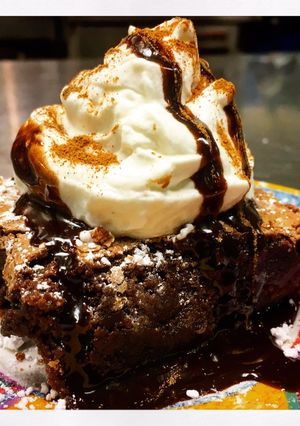 A picture of Chocolate Fudge Brownies.