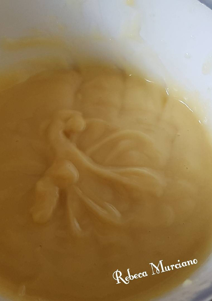 Una foto de Crema pastelera en el microondas