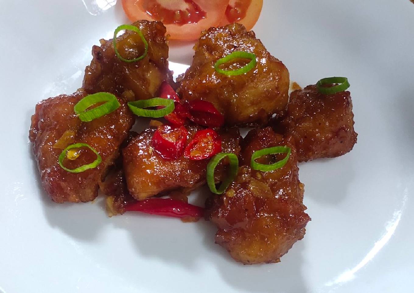 24. Ayam goreng tepung teriyaki