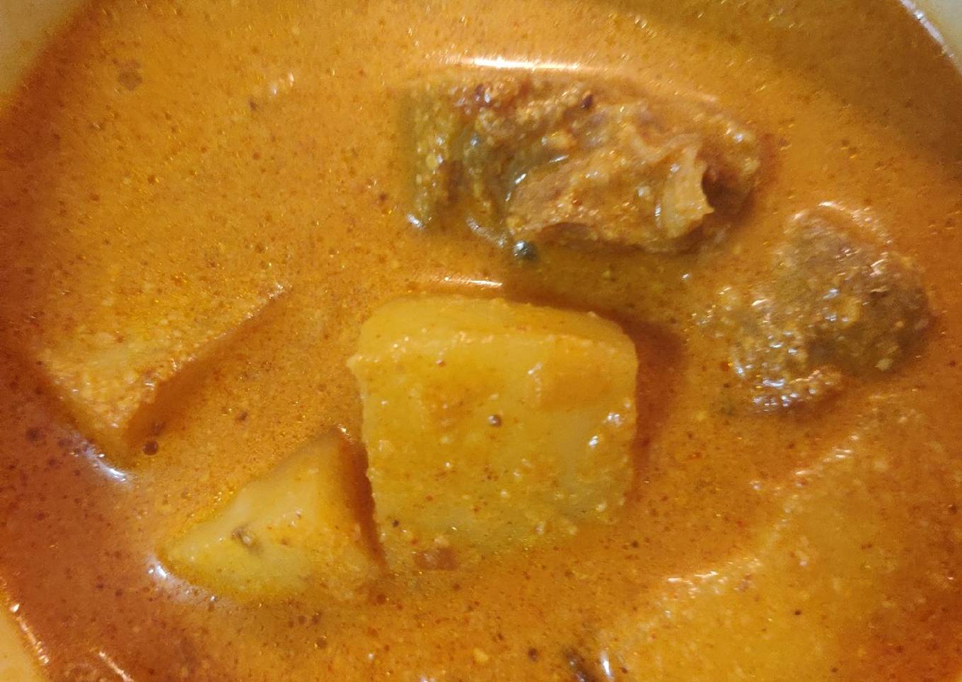 Aloo mutton khorma