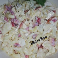 A picture of Macroni cream salad.