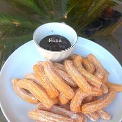 A picture of Churros enak,simple 1 telur.