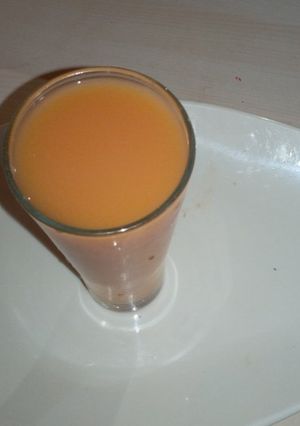 A picture of Agwaluma juice.