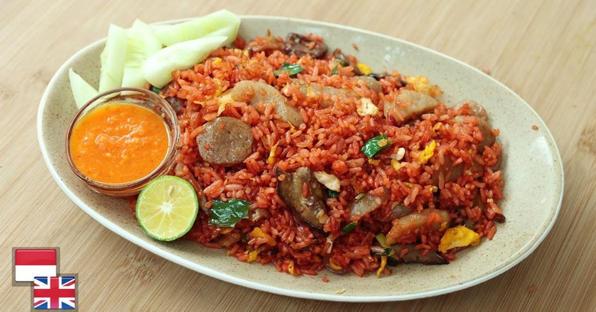 Resep nasi goreng merah khas Makassar, gurih dan manis segar