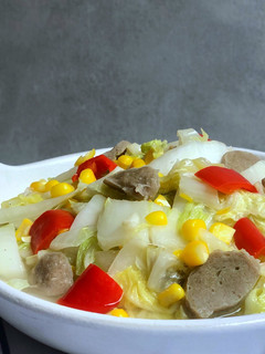 Foto resep Cah Sawi Putih Jagung