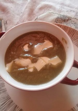 Una foto de Sopa de verduras