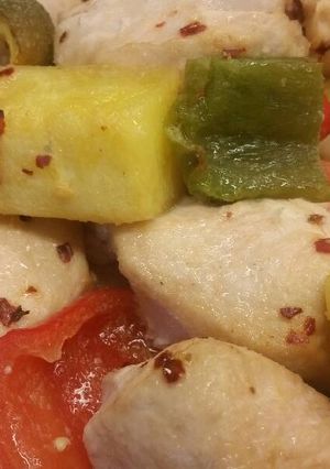 A picture of Ponzu Roasted Chicken.