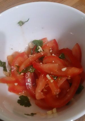 A picture of Tomato Salad.