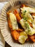 💚 Patates douces au four, Comté et thym