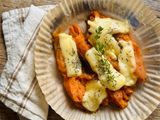 💚 Patates douces au four, Comté et thym