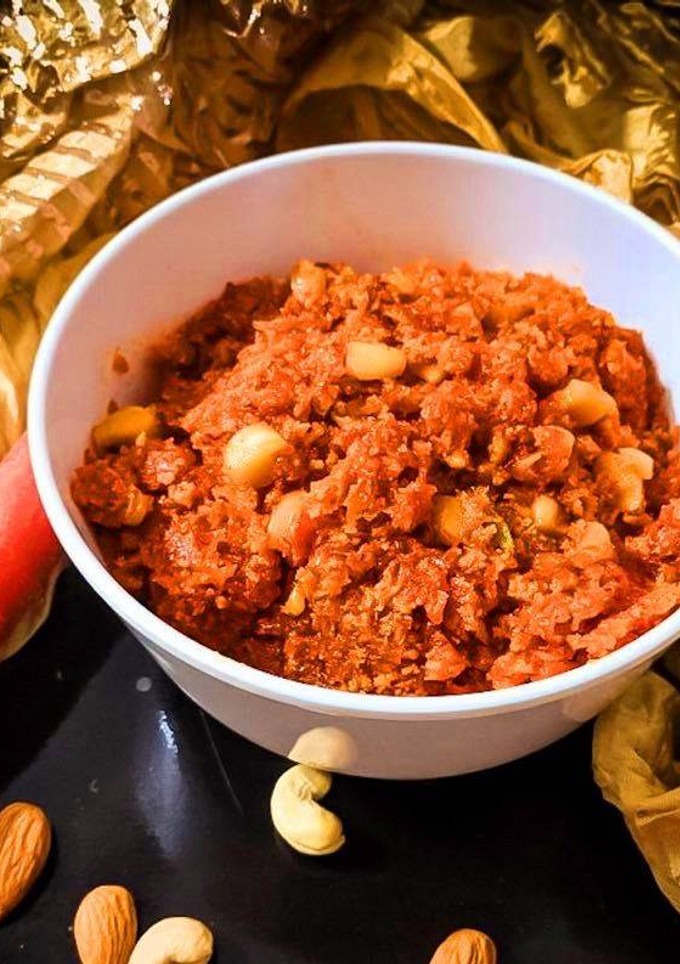 காரட் ஹால்வா செய்ய எளிதாக செய்முறை முக்கிய புகைப்படம்