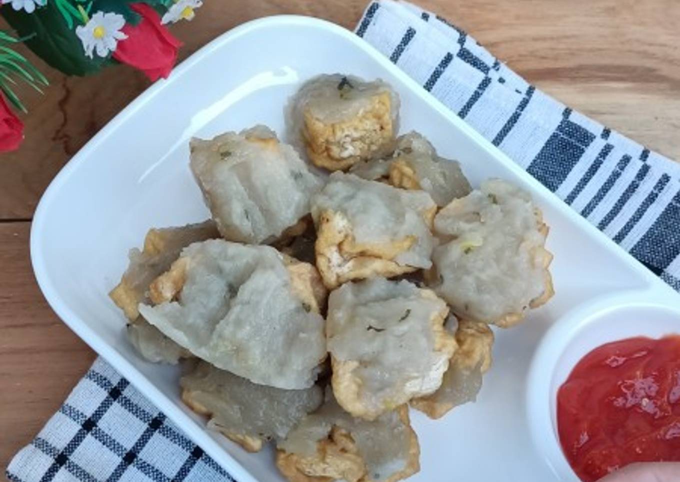 Tahu Aci (Tahu Pentol) empuk enak & ekonomis