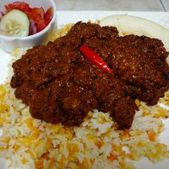A picture of Fish Biryani /Biriani ya samaki.