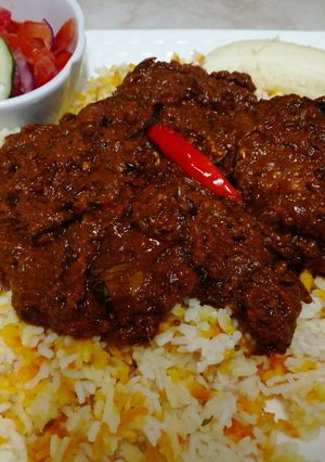 A picture of Fish Biryani /Biriani ya samaki.