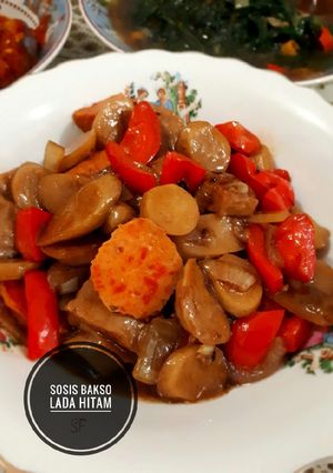 Foto resep Sosis bakso lada hitam
