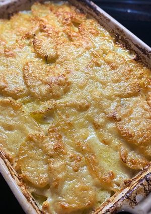 A picture of Dauphinois Potatoes.