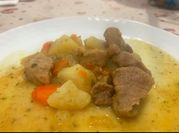 Una foto di cena patata