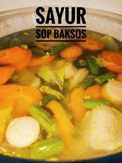 Foto resep Sayur Sop Baksos