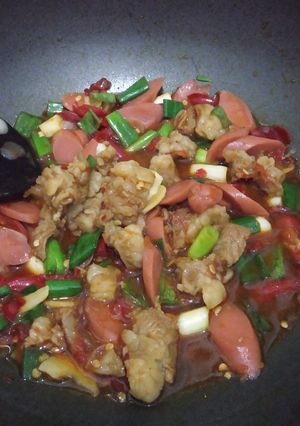 Foto resep Oseng Tetelan Sosis