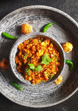 নিরামিষ বড়িচুরা (niramish borichura recipe in Bengali) রেসিপির প্রধান ছবি