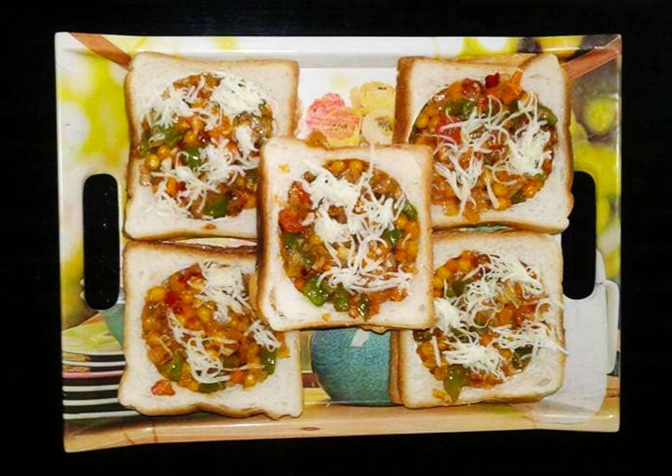 Bread Cheese Masala