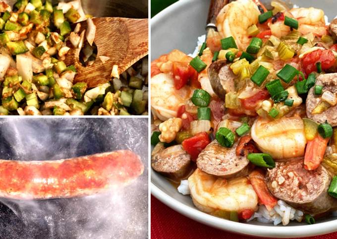Steps to Prepare Super Quick Homemade Wagyu Beef Cajun Sausage Gumbo