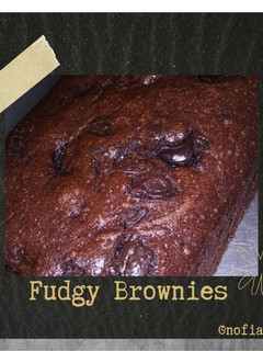 Foto resep Fudgy Brownies (No Mixer)