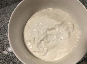 Una foto de Salsa de leche en polvo (Mayonesa de leche)