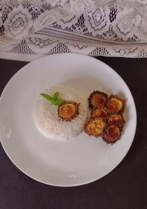 A picture of Lunch time special Kurkure Karele / Crispy Bitter Gourd.