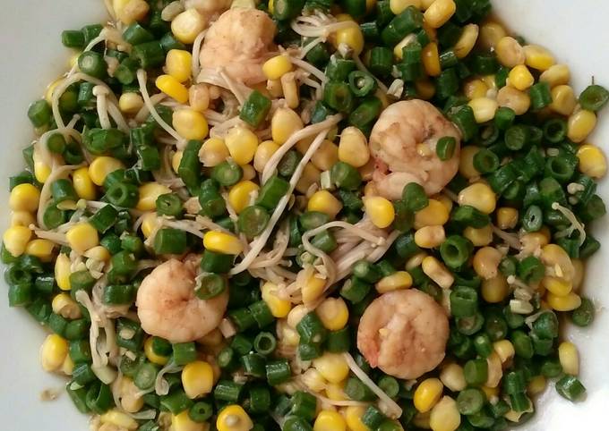 Resep Tumis Jagung Kacang Panjang Oleh Irene Virnawati Cookpad