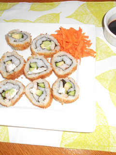 Una foto de Sushi de camarones