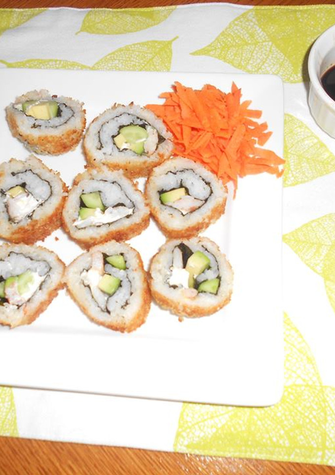 Una foto de Sushi de camarones