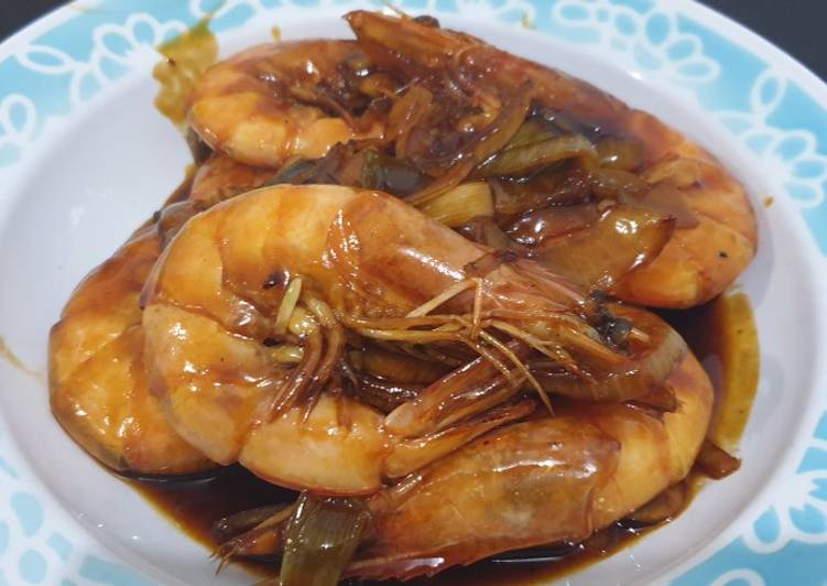 Udang saus mentega