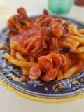 Fusilli napoletani con moscardini al sugo