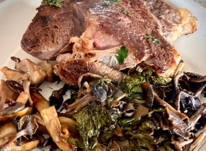 Une photo de Steak aux saveurs d’Automne