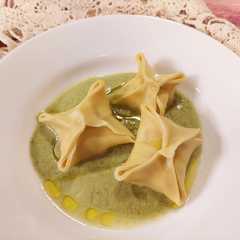 Saccottini di merluzzo su crema di zucchine-レシピのメイン写真