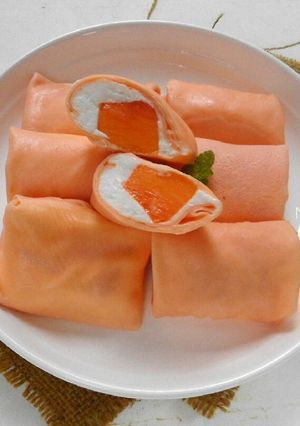 Foto resep Pancake Mangga #AOP_platingbareng_darlung