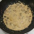 Creamy mushroom sauce (diet) home made