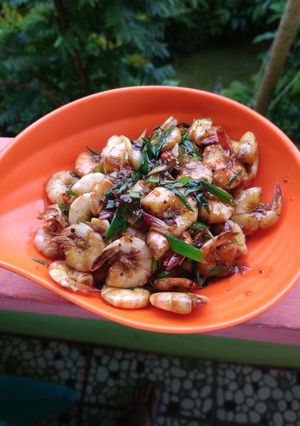 Foto resep Udang lada hitam